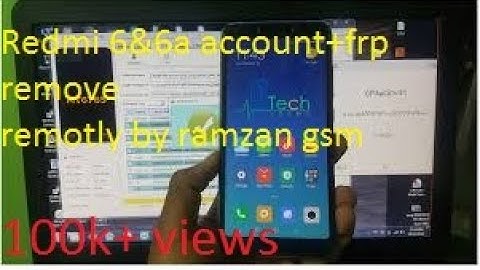 Mi Redmi 6 and 6a mi account+frp  remove done 100% solution sp flash tool Hang On MI Logo Solved