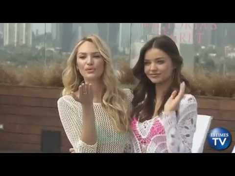 Victoria's Secret Models Lounge in Bikinis