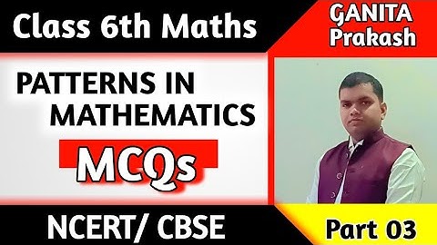 Patterns in Mathematics Class 6 Ganita Prakash MCQs |MCQs Patterns in Mathematics|Harsh Academy|MCQs
