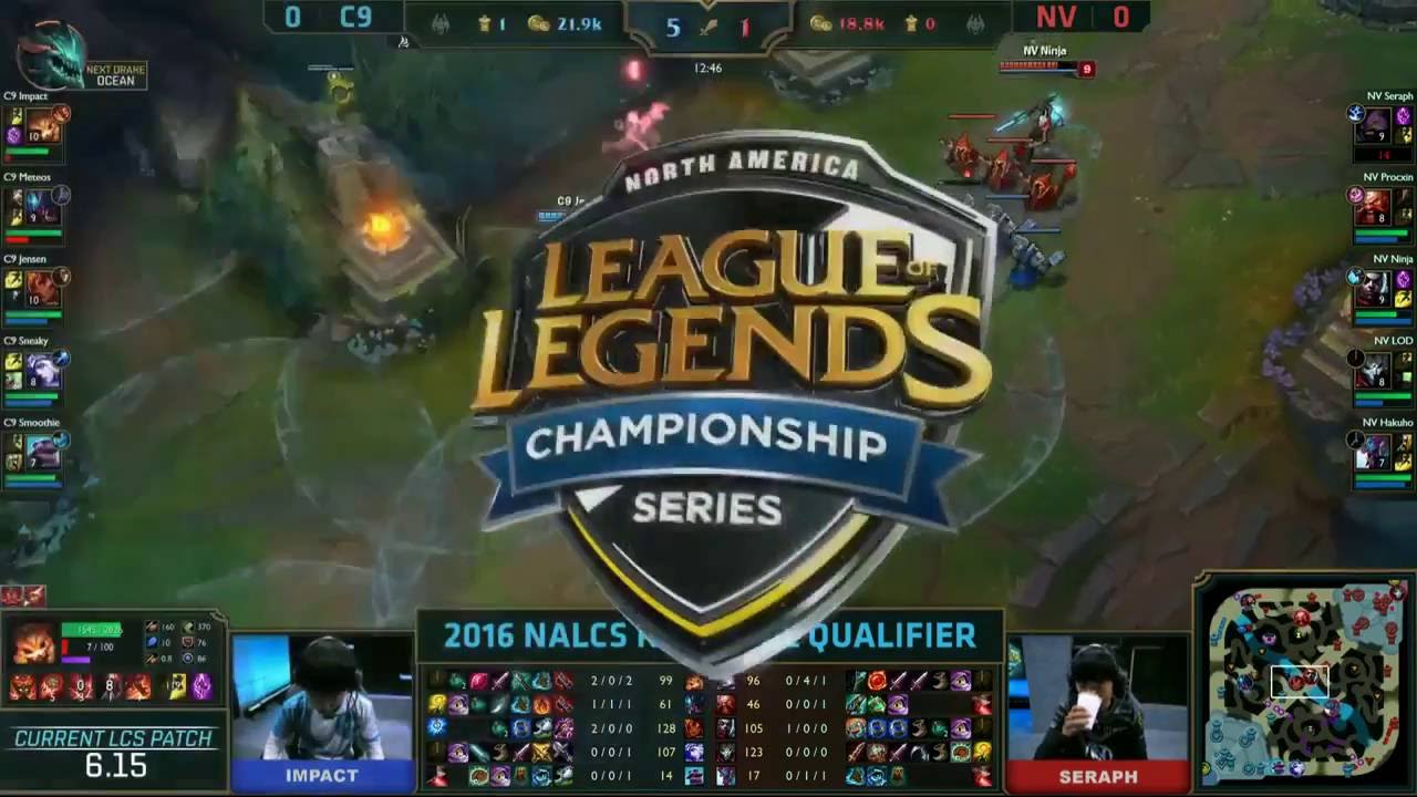 League Of Legends — Cloud9 vs Team Envy - NA LCS 2016 Regionals Full Game