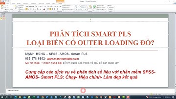 Phân tích Smart PLS quá nhiều outer loading đỏ và hướng xử lý chính xác? Dịch vụ SmartPLS 0869786862