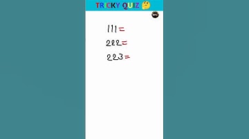 🤔 Tricky Quiz "Challenging Math Puzzle to Test Your Brain!" #shorts #maths #quiz