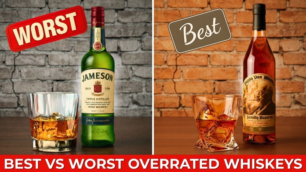 The 7 Most Overrated Whiskeys Americans Keep Buying!