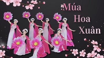 [ Múa xuân hiện đại kết hợp đạo cụ] Hương Sắc Hoa Xuân | Vũ đoàn Pinky