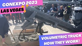 VOLUMETRIC CONCRETE TRUCK HOW THEY WORK? CONEXPO PORTABLE!