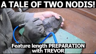 A TALE OF TWO NODICOELOCERAS - feature length fossil preparation with Trevor