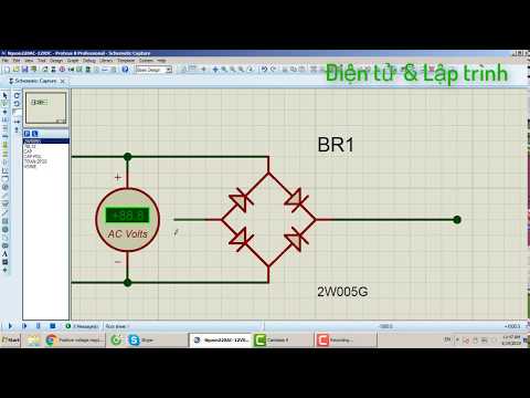 Video Hướng dẫn Proteus Bài 4 - Mô phỏng mạch nguồn 220VAC... - youtube
