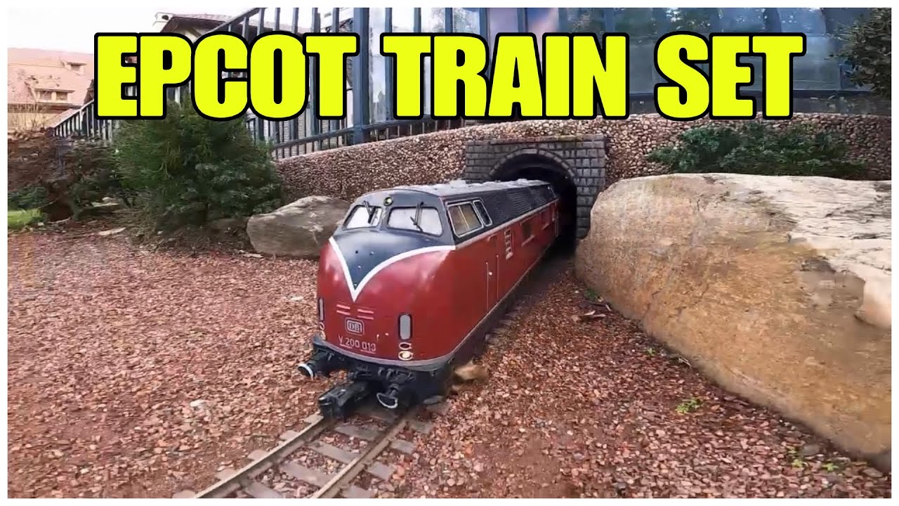 Epcot Train Set EPCOT G SCALE TRAIN SET AT GERMAN PAVILION AND EXTRA CLIP!!! - YouTube