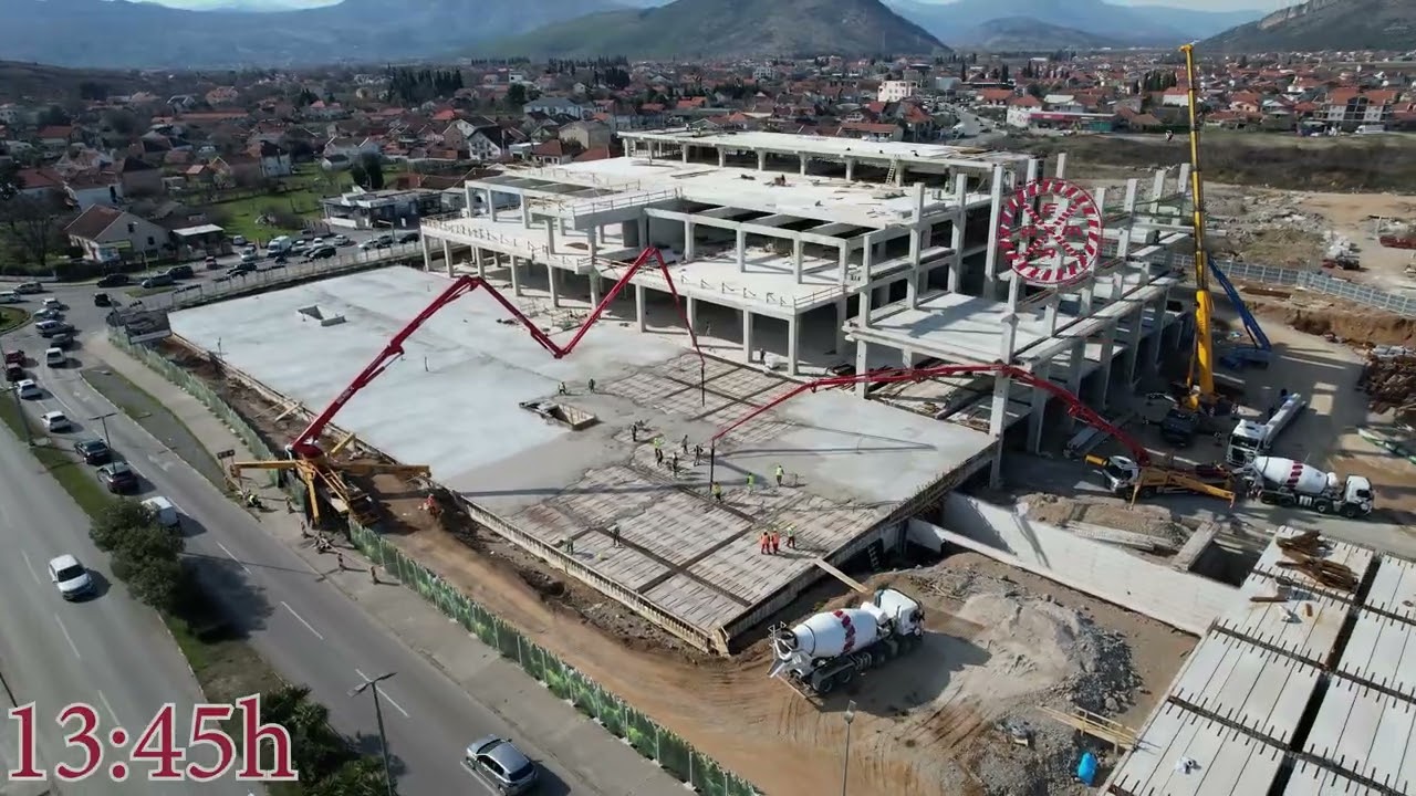 Isporuka 840 m³ betona za betoniranje ploče na lameli B ,objekat centralnih djelatnosti @VOLIVASVOLI