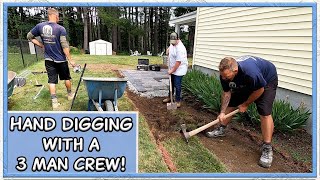 Paver Walkway Base Prep (By Hand) No Machines....