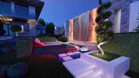 Luxury Villa Landscape Design | 3d Animation | Lumion Animation