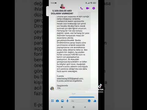 YENİ DOLANDIRICILIK -