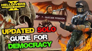 UPDATED Guide + Tips for SOLO Difficulty 7+ Helldivers Gameplay  Flying Bugs Edition