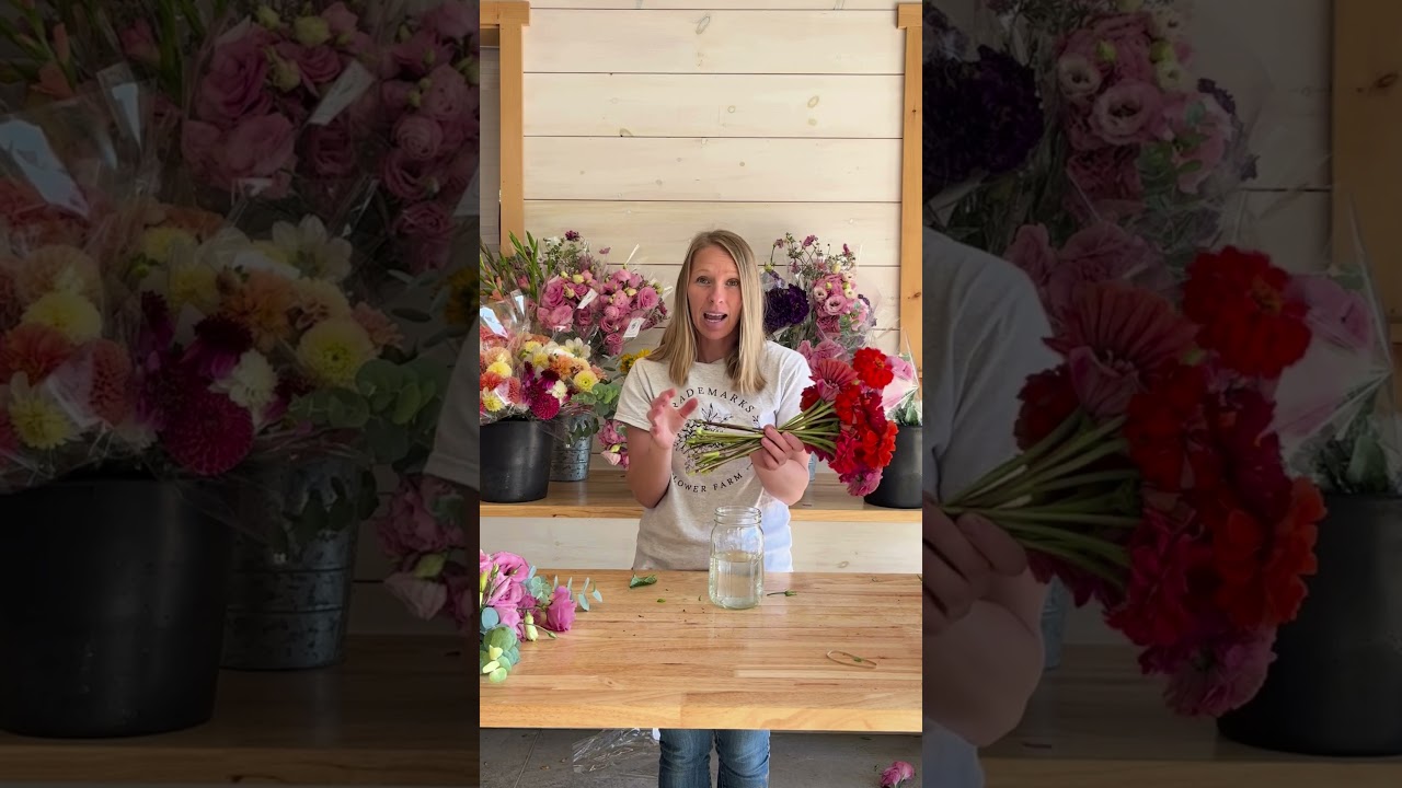 How to Make Your Zinnias Last Longer in the Vase 🌸 Flower Care Tips