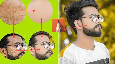 Skin Smoothing Editing tutorial in autodesk sketchbook | How to Smooth & glow your face - BK EDITZ