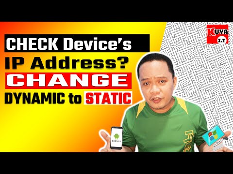 Video: Paano Malaman Ang Iyong Ip Static O Pabago-bago