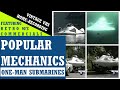 Popular mechanics 1995 oneman submarines featuring the seaquest vintage vhs homerecording