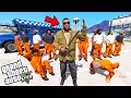 Franklin become prison guard of the biggest penitentiary in gta 5  shinchan and chop