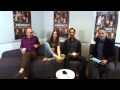Alison Brie shows feet at Google Hangout