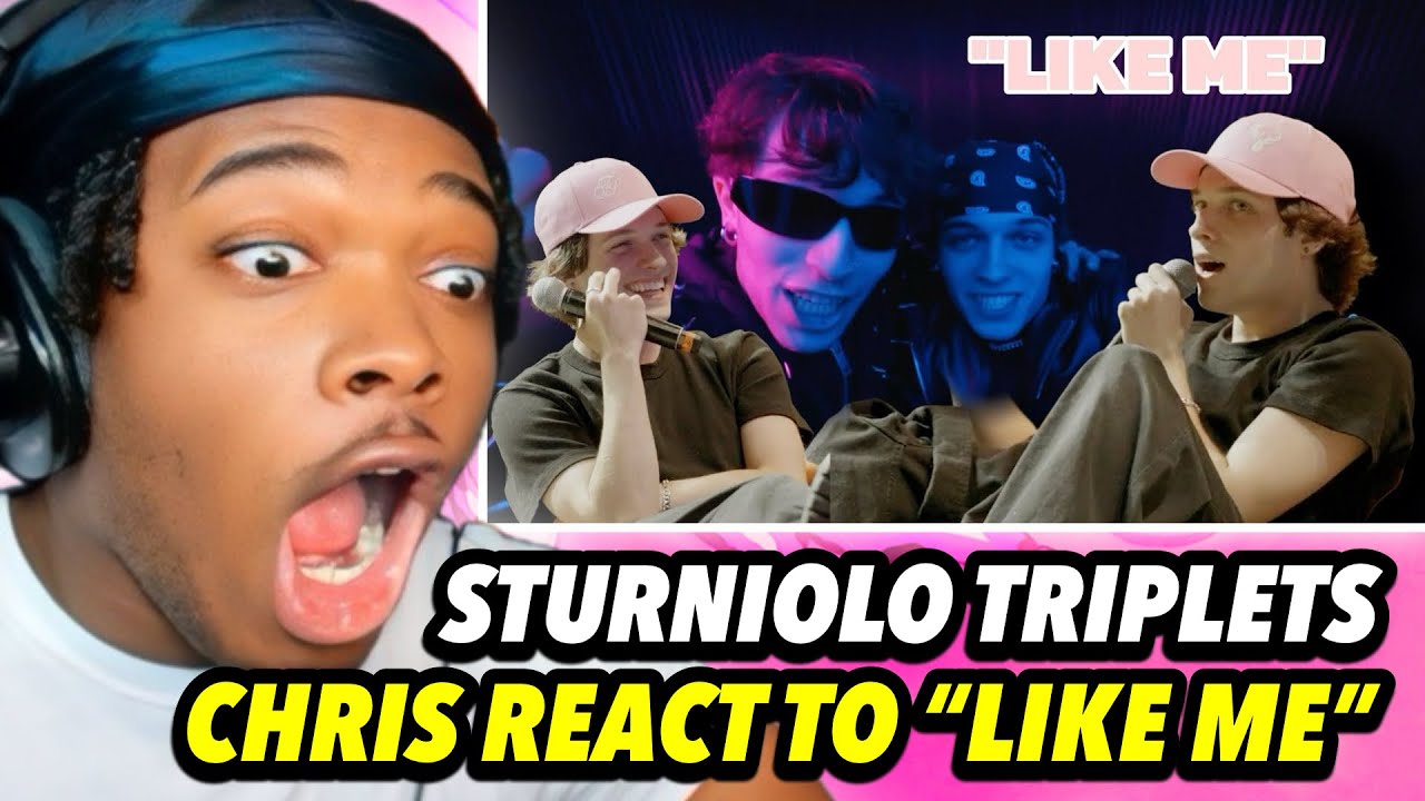 STURNIOLO TRIPLETS CHRIS REACTION TO - LIKE ME (DISS TRACK)
