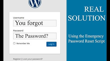 How to reset WordPress admin password [Solved]
