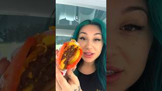 Trying a TOMATO Wrapped Burger?!🍅🤮