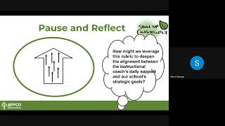 Video #2 Instructional Coach Rubric Asynchronous Session Section #2