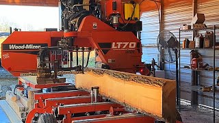 Woodmizers Top Of The Line Sawmill & Log Splitter In Action