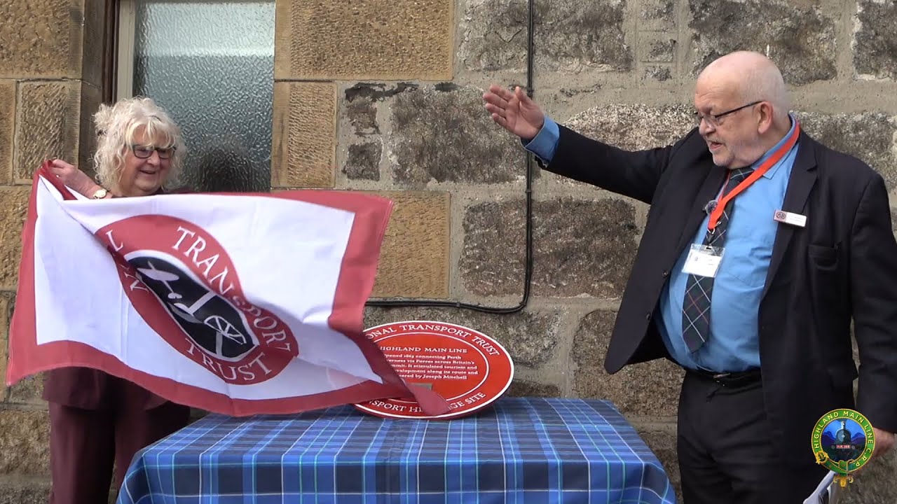Highland Main Line is awarded Red Wheel by the National Transport Trust