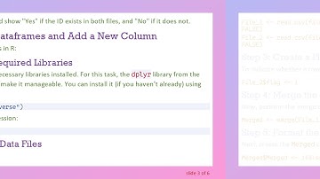 How to Print a New Column After Merging Two Dataframes in R