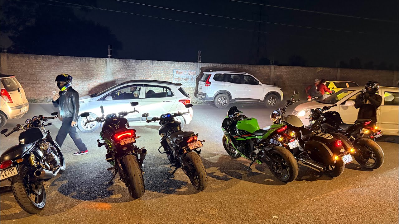 LUDHIANA RIDERS MEETUP🫡 || SUPERBIKES || z900 || zx6R