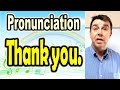 How to Pronounce "Thank you" [ ForB English Lesson ]