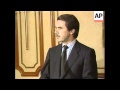 EGYPT: ARAFAT/MUBARAK/AZNAR MEETING