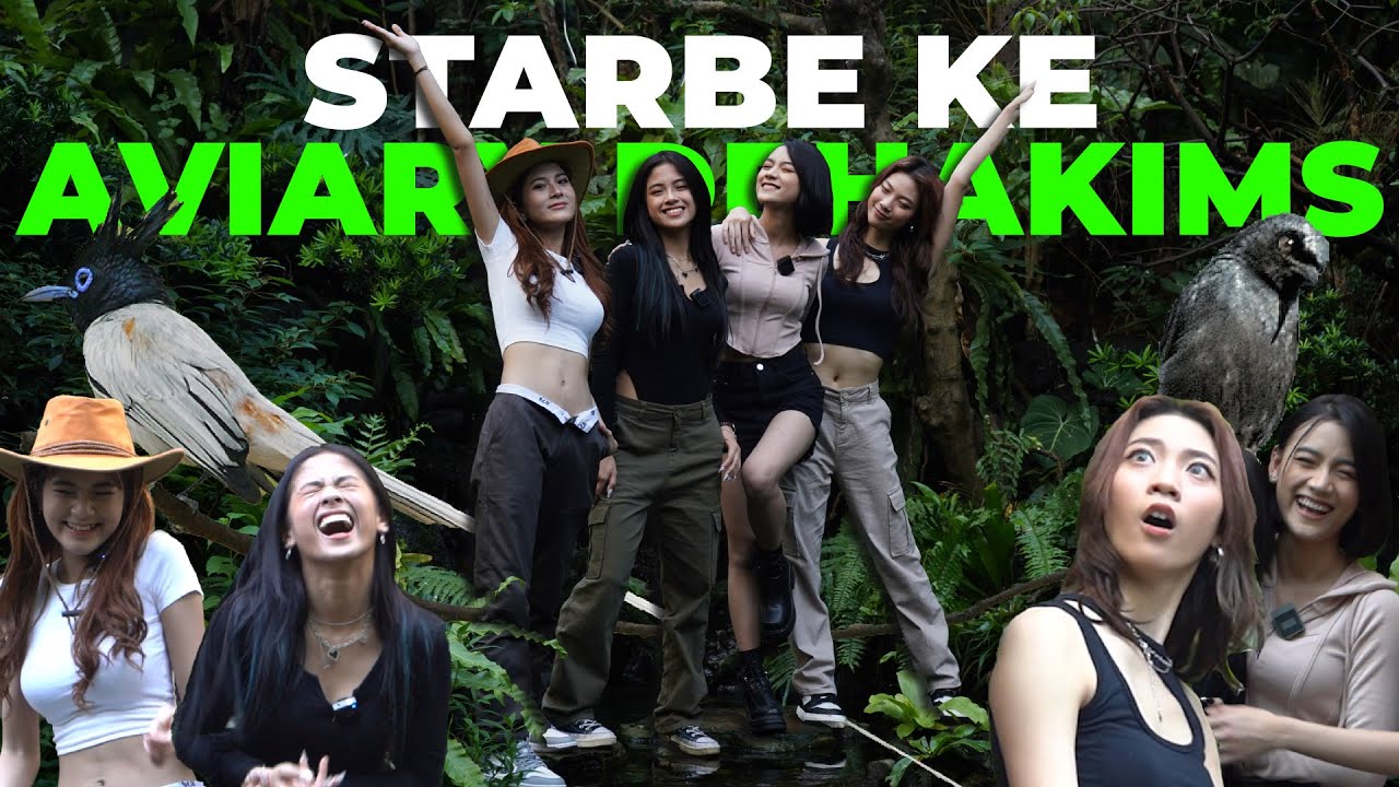 CEWEK2 INI GIRANG MASUK DAN KETEMU BANYAK BINATANG DI AVIARY..!