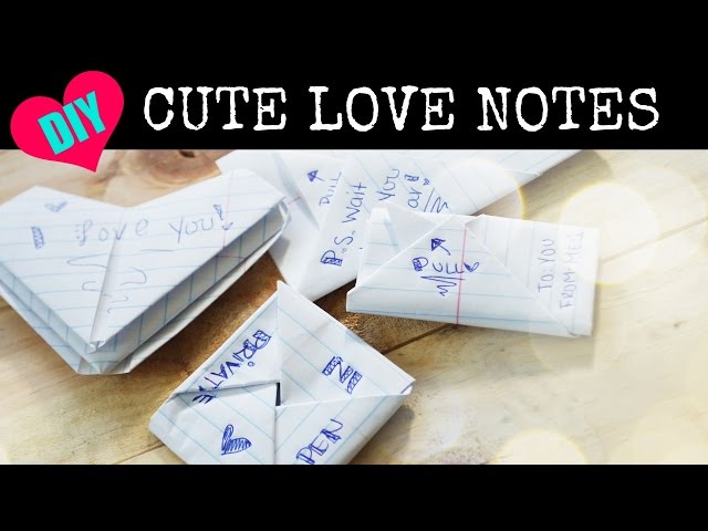 Assemble Shop and Studio: Crafty Project: Junior High Love Note Folding