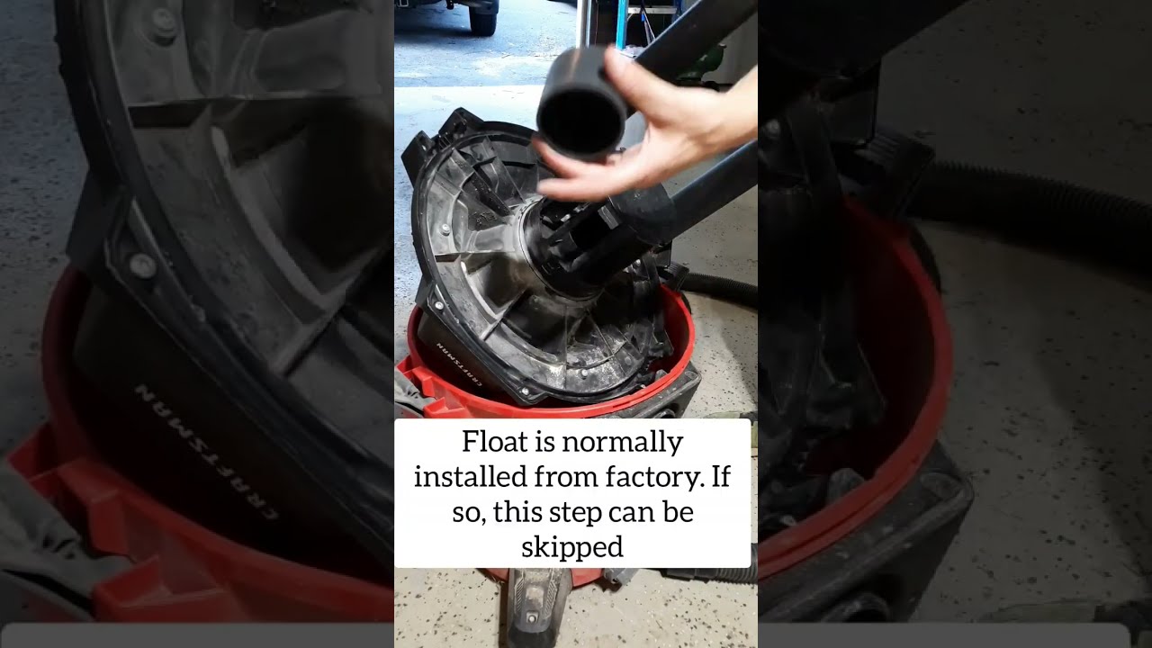 Turn A Dry Vac Into Wet