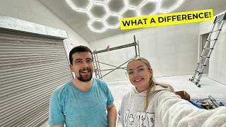 Our DIY Garage is Looking SO different now! | Ellie & Lloyd | Renovation VLOG