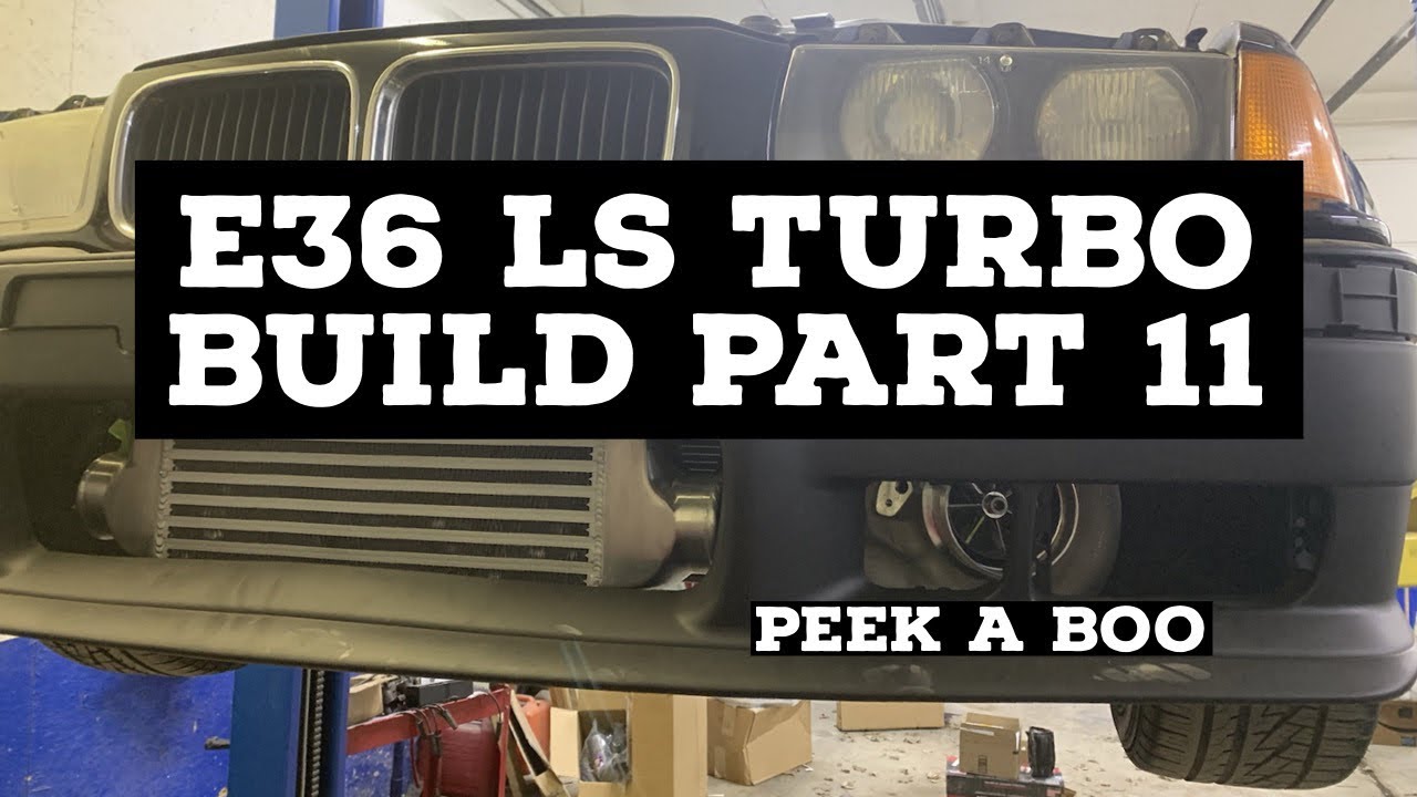 BUDGET TURBO LS EXHAUST E36 LS TURBO SWAP PART 11 YouTube