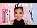 Benefit Brow Microfilling Pen vs Maybelline Tattoo Brow Ink Pen Review// Which one won?