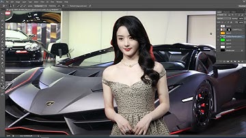 Tutorial on how to edit artwork | How To Remove Green Background In Photoshop cc #07 | GIN Tech