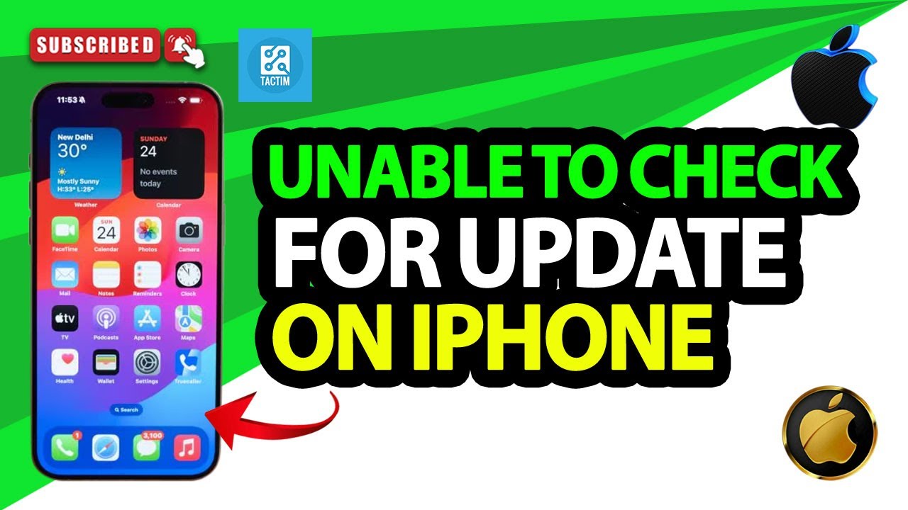 How to Fix Unable to Check for Update on iPhone 2024 - YouTube