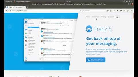 how to install franz on linux/ubuntu