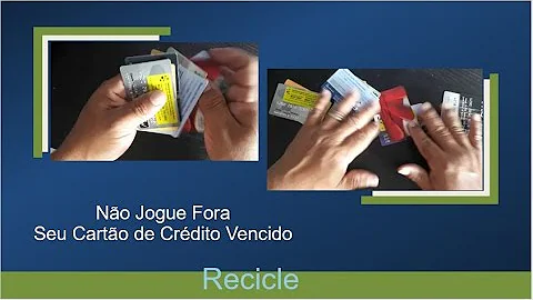 O que posso fazer com cartão de crédito Velho?