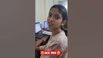 Excel Trick 😊  #trending #video #viral #shorts #excel