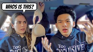 Putting ANOTHER GIRLS BRA In My BF'S Car Prank!! *BACKFIRED*