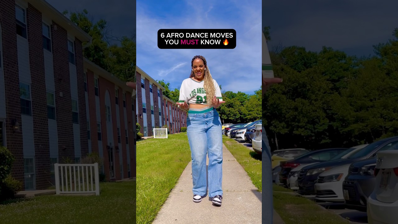 6 Afro Dance Moves You Must Know 🔥💕 #afrodance #dancetutorial