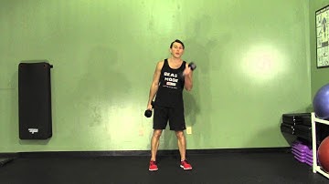 Dumbbell Monkey Concentration Curls - HASfit Biceps Exercise - Dumbbell Bicep Exercises