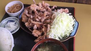 【デカ盛り 函館】トリカラ定食 なかみち食堂で 700円で満腹デカ盛りコース なかみち食堂は学生の神です！20180624 @なかみち食堂#デカ盛り#でか盛り#大食い#北海道デカ盛り#函館デカ盛り