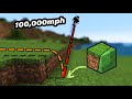 Minecraft but all blocks are extremely bouncy