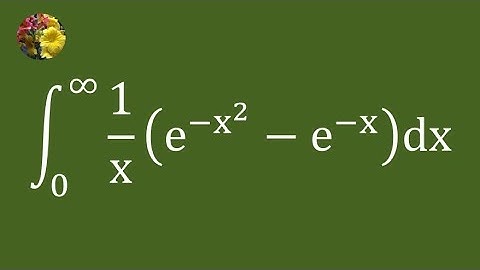 Solving improper integral using standard techniques